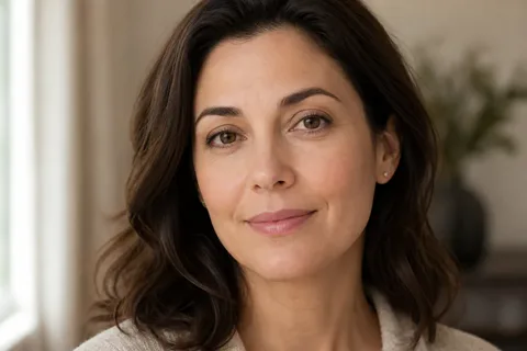 Natural portrait emphasizing the eyes and eyelids for eyelid surgery information