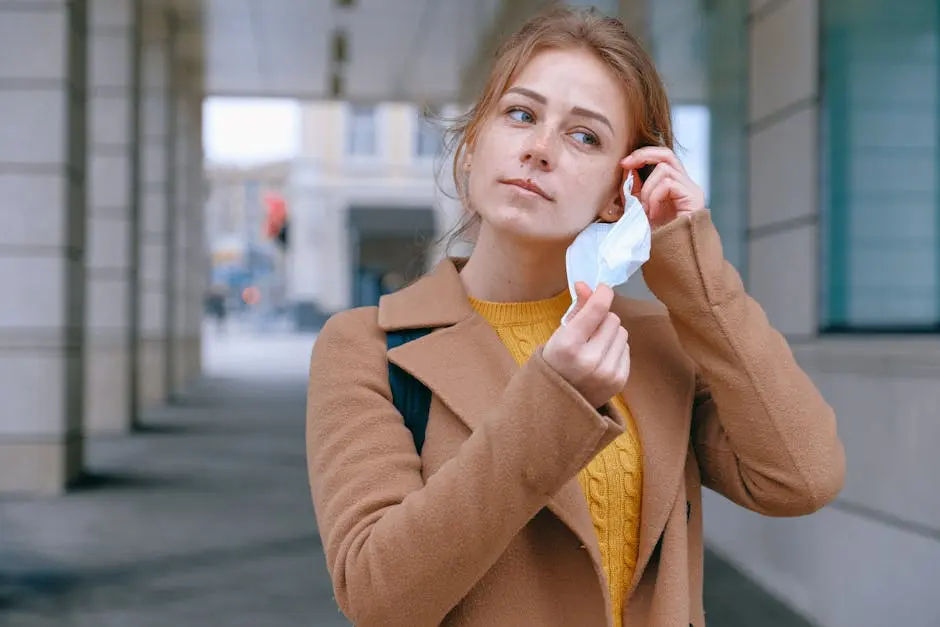 Woman Wearing Face Mask